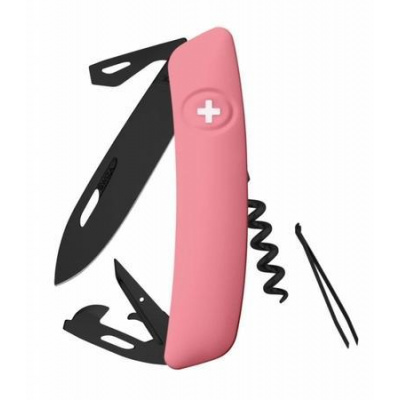 Swiza kapesní nůž D03 Allblack Standard pink