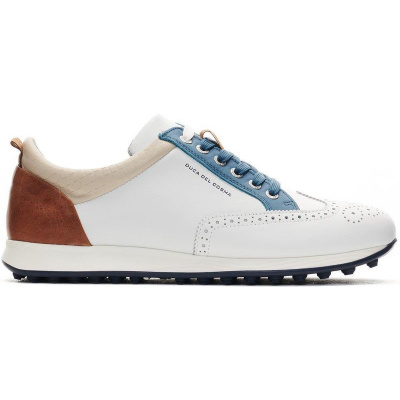 Duca Del Cosma Camelot pánské golfové boty, bílo/modré bílo/modré, standardní, bez spajků, 8