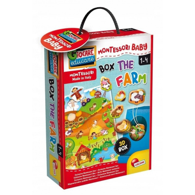 Hra pro 4 LATKA Vzdělávací Montessori Baby FARMA