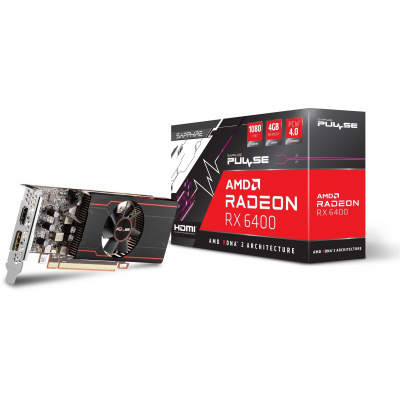 Grafická karta SAPPHIRE PULSE Radeon RX 6400 GAMING 4G (11315-01-20G)