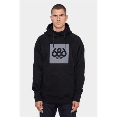 686 mikina Knockout Pullover Hoody Black (BLK) velikost: M