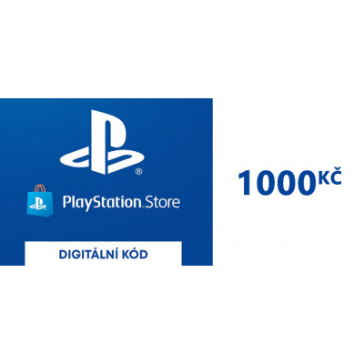 Sony PlayStation Store předplacená karta 1000 CZK