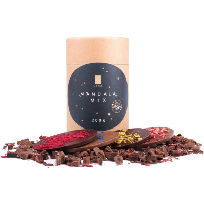 Lyra Mandala mix čokolád s posypem 200gr
