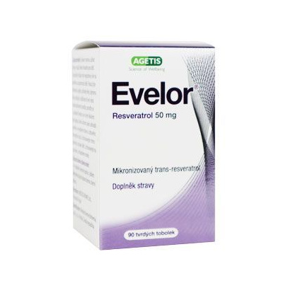 Vitaminové a minerální doplňky Evelor Resveratrol 50mg 90tbl