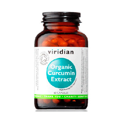 Organic Curcumin Extract, Viridian 60 kapslí