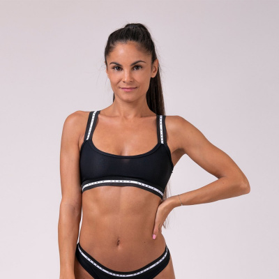 Podprsenka Bralette Mesh Me Black - NEBBIA velikost: M, barva: černá