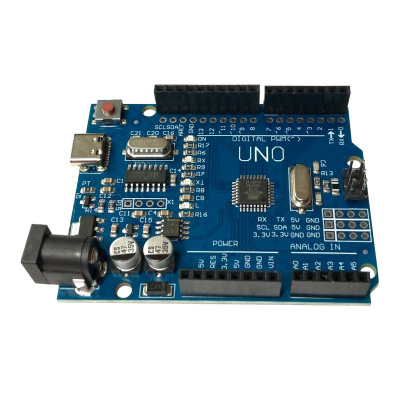 Arduino UNO rev3 Atmega328p-au + CH340 a USB-C - klon