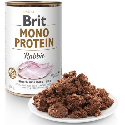 VAFO Praha s.r.o. Brit Mono Protein konz. Rabbit 400 g