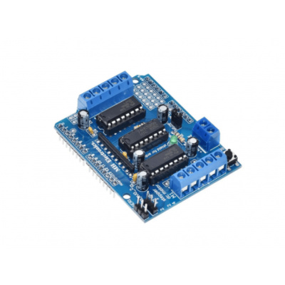 4-kanálový motor driver shield L293D pro Arduino UNO