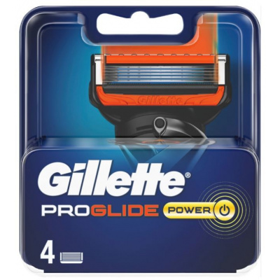 Gillette Fusion Proglide Power náhradní břity 4 ks