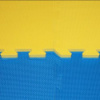 Tatami karate puzzle 2,5 cm CROSS - žluto/modré