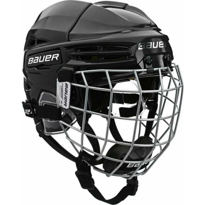 Bauer RE-AKT 100 Helmet Combo YTH Černá YTH Hokejová helma