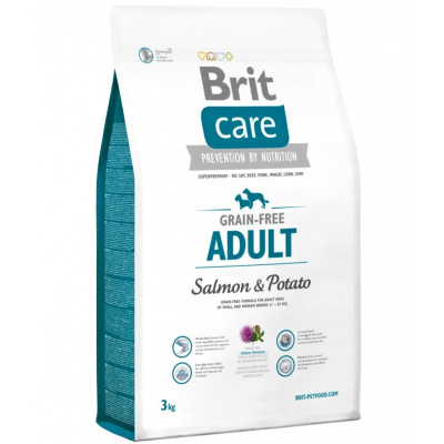 Brit Care Dog Grain-free Adult Salmon & Potato 3kg