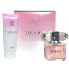 Versace Versace Bright Crystal, Toaletní voda 90ml + Tělové mléko 100ml Pre ženy Toaletní voda