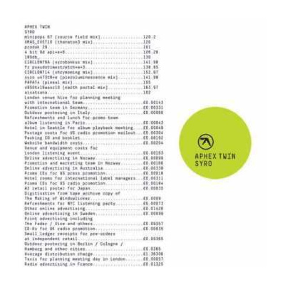 3LP Aphex Twin: Syro