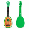 EcoToys Ukulele kytara pro děti čtyřstrunná vodní meloun