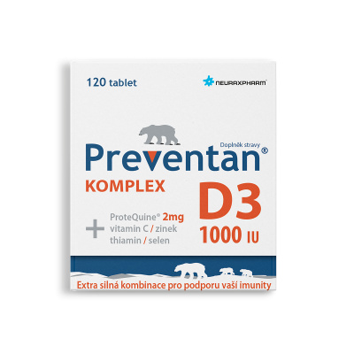 Preventan Komplex D3 1000 IU 120 tablet