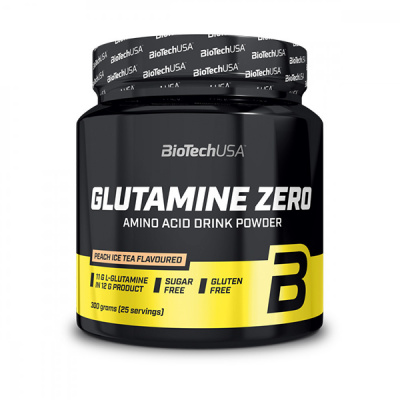 Glutamine Zero 300 g - Biotech USA - Citron