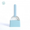 Lopatka na stelivo - údržba kočičí toalety ( s boxem na uložení) Barva: Modro bílá