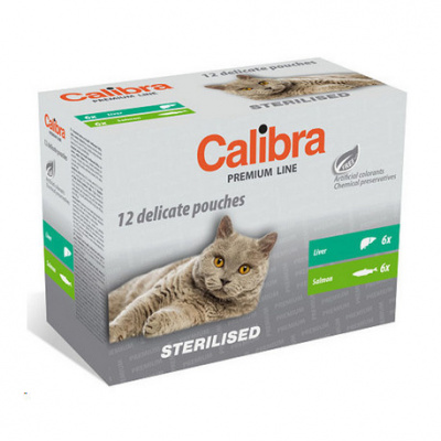 Calibra Premium Calibra Cat kapsa Premium Sterilised multipack 12x100g