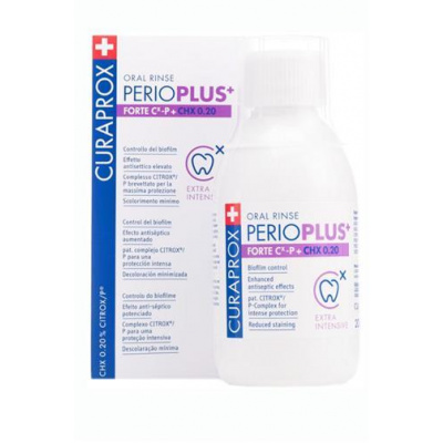 Curaprox Perio Plus+ Forte CHX 0.20% ústní voda 200 ml