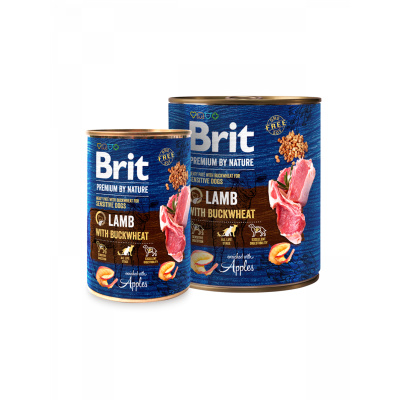 Brit Premium by Nature Lamb with Buckwheat 400 g (ex 23.7.2024)
