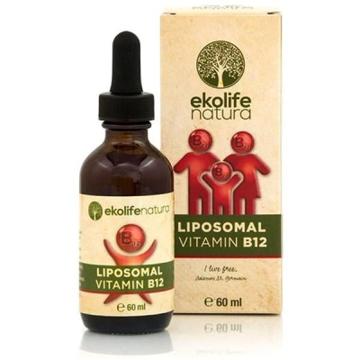 Ekolife Natura Liposomal Vitamin B12 60ml (Lipozomální vitamín B12)