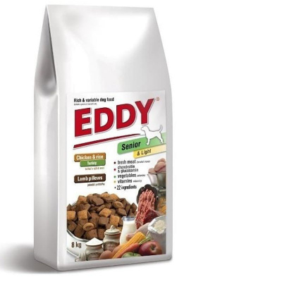 Eddy Senior & Light Breed polštářky s jehněčím 8kg