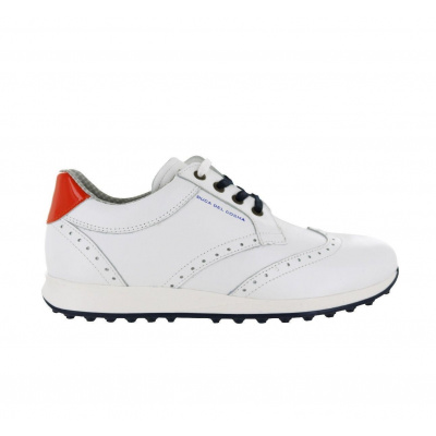 Duca Del Cosma La Spezia II pánské golfové boty, bílé bílé, standardní, bez spajků, 10
