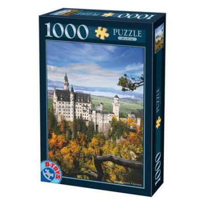 D-TOYS Puzzle Neuschwanstein, Německo 1000 dílků; 119496
