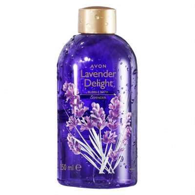 Avon Senses Lavender Delight Pěna do koupele s vůní levandule a mošusu 250 ml