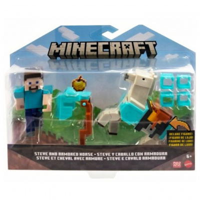Mattel Minecraft Minecraft Figurine Steve (8Cm) Avec Accessoire Et Élément  De Portail, À Collectionner, Jouet Enfant, Dès 6 Ans, HMB20 : :  Jeux et Jouets