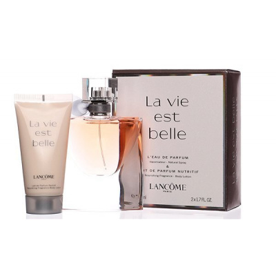 Lancôme La Vie Est Belle pro ženy EDP 50 ml + tělové mléko 50 ml dárková sada