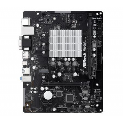 ASRock MB N100M s integrovaným Intel CPU quad-core N100 (1x DDR4, VGA +HDMI+DPort, PCI-E, 2xSATA3, M.2 , 7.1, GLAN, mini; N100M