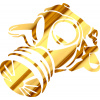 SAMOLEPKA Plynová maska levá (81 - chrom fólie zlatá zrcadlová) NA AUTO, NÁLEPKA, FÓLIE, POLEP, TUNING, VÝROBA, TISK, ALZA