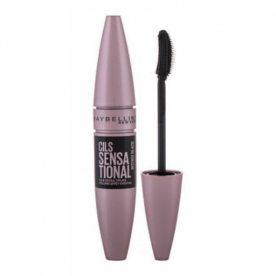 Maybelline Lash Sensational řasenka pro objem, prodloužení a výživu řas 9.5 ml odstín Intense Black