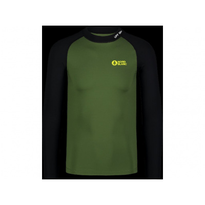 NORDBLANC Zelené pánské triko s UV ochranou SURFER - S Barva: Zelená, Velikost: S