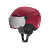 Lyžařská helma se štítem Atomic Savor Visor Stereo Dark Red
