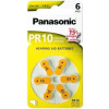 Panasonic baterie do naslouchadel 6ks PR10(230)/6LB