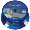 Verbatim BD-R SL 25GB 6x, printable, spindle, 25ks (43811)