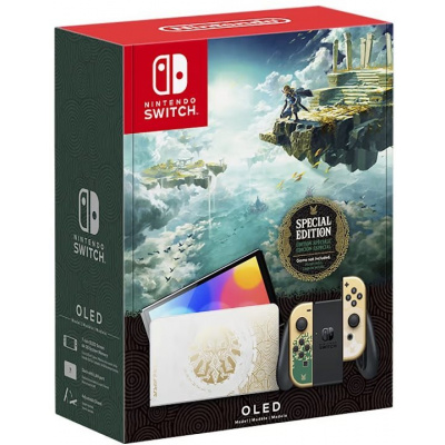 Herní konzole Nintendo Switch (OLED model) Zelda Tears of the Kingdom Edition (045496453572)