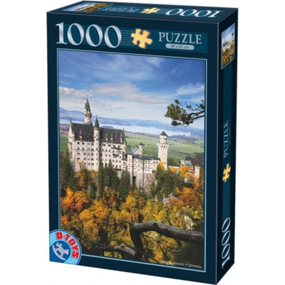 D-TOYS Puzzle Neuschwanstein, Německo 1000 dílků