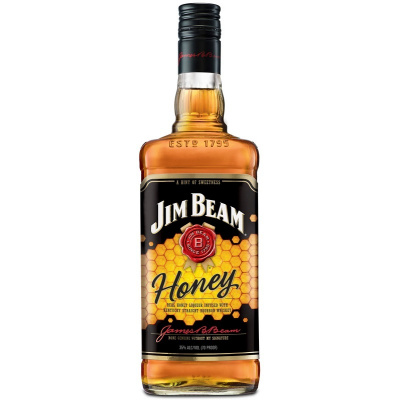 Jim Beam Honey 35 % 1 l (holá láhev)