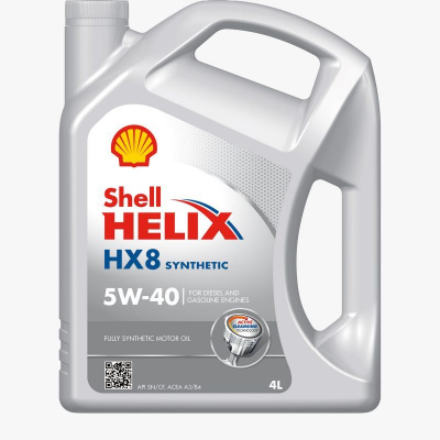 Motorový olej Shell Helix HX8 Synthetic 5W-40, 4L