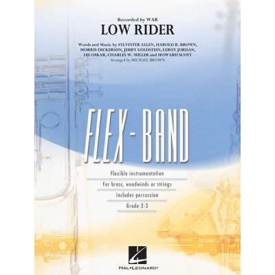 War: Low Rider (noty pro flexibilní orchestr, party, partitura)