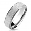 OPR0077 Pánský ocelový prsten pískovný - 70 | 70