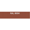 Klempířský prvek - Odbočka do sudu pr. 120mm barevný pozink - cihlově červený RAL 8004