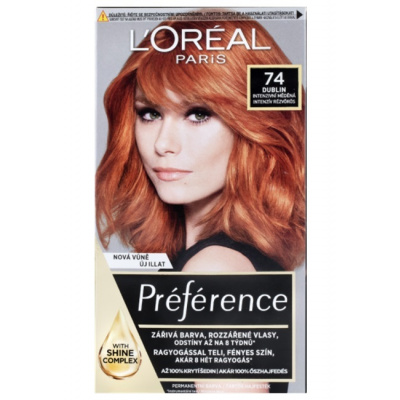 Loreal Paris Préférence Féria barva na vlasy 74 mango Intenzivní měděná