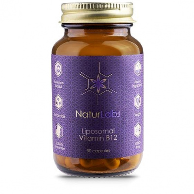 NaturLabs Liposomální vitamín B12, 30 kapslí