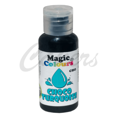 Gelová barva do čokolády Magic Colours (32 g) Choco Turquoise